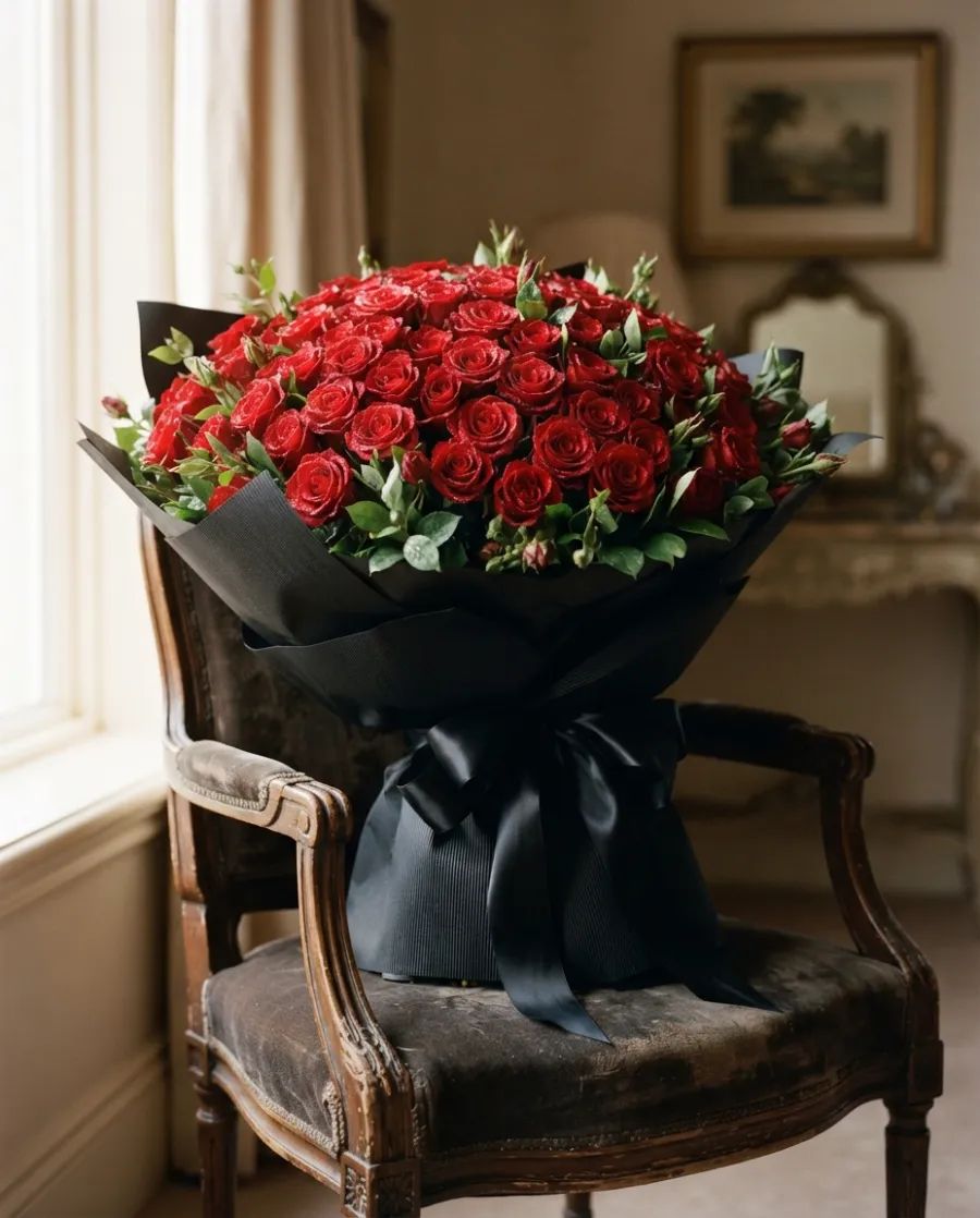 Bouquet Carmin 2