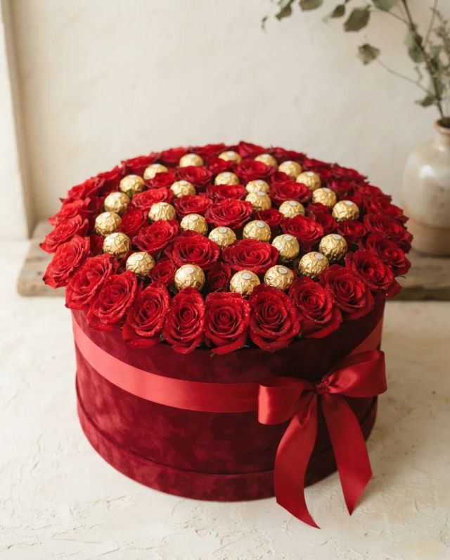 Box Sweet Love com Enfeite de Chocolate